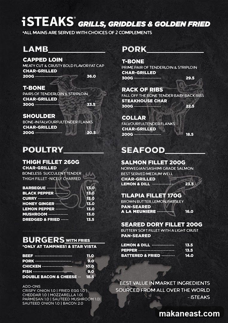 iSTEAKS GRILLS, GRIDDLES & GOLDEN FRIED