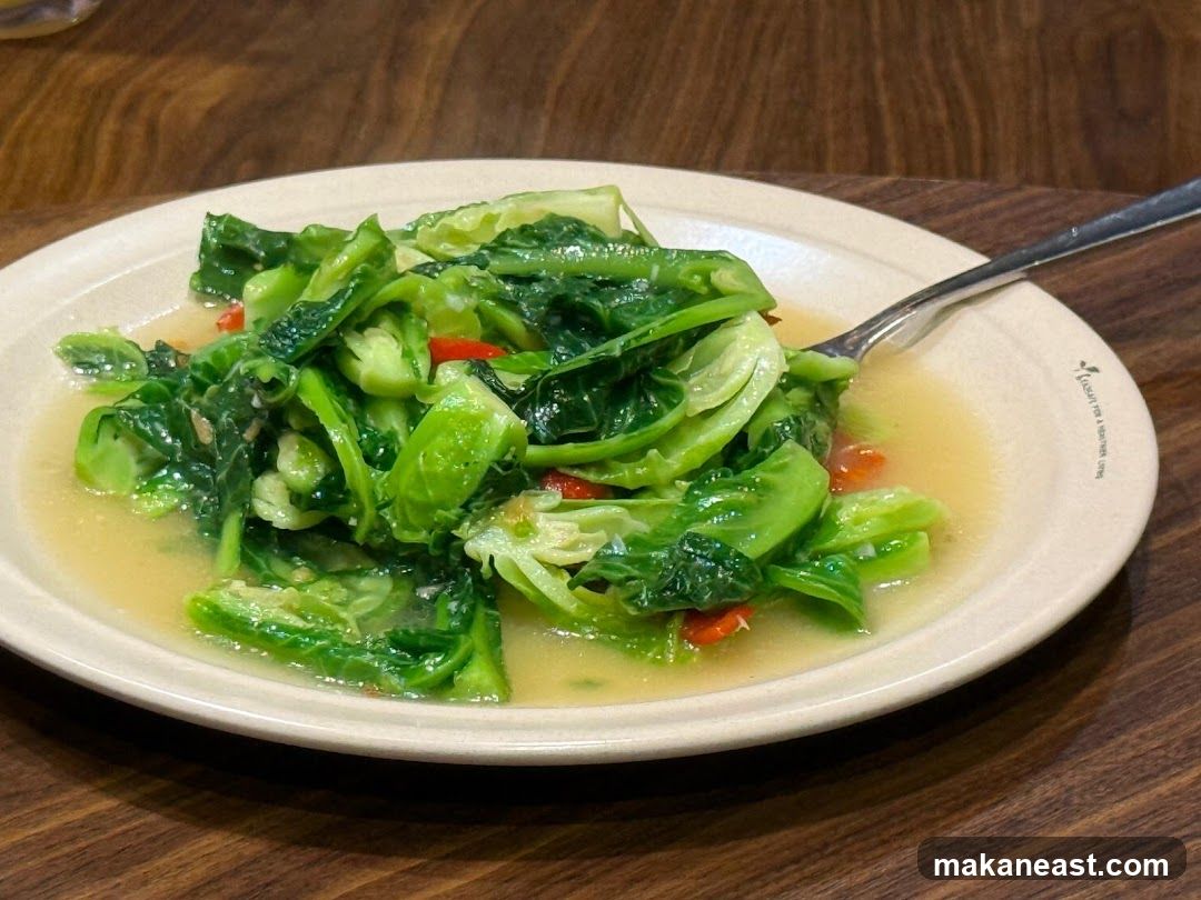 Stir-fried Greens with Chili
