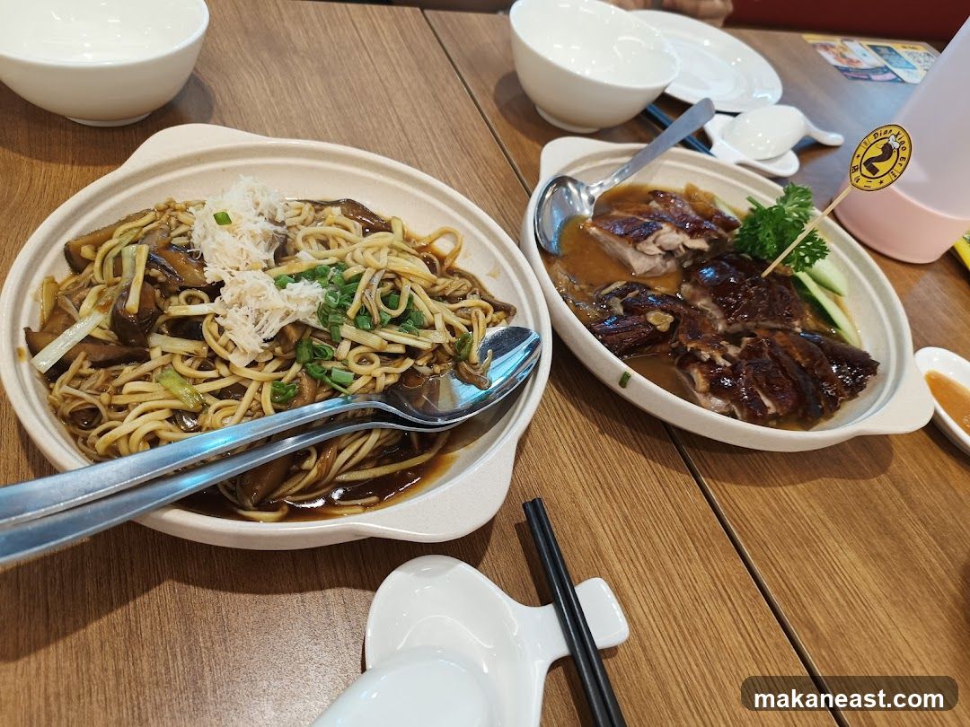 Noodles and Roasted Duck