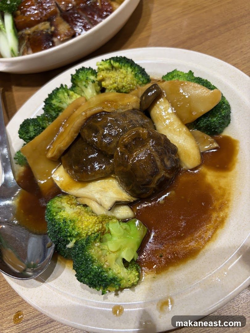 Mushroom and Broccoli Dish