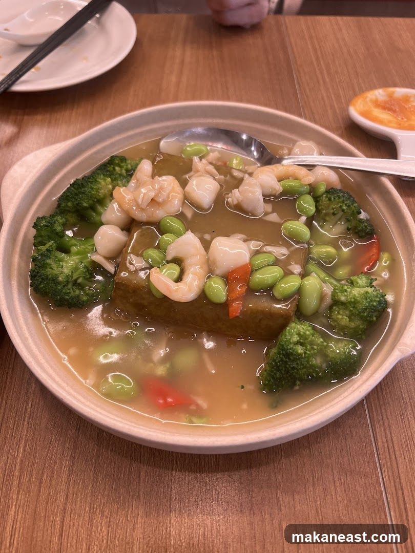 Seafood and Tofu Dish
