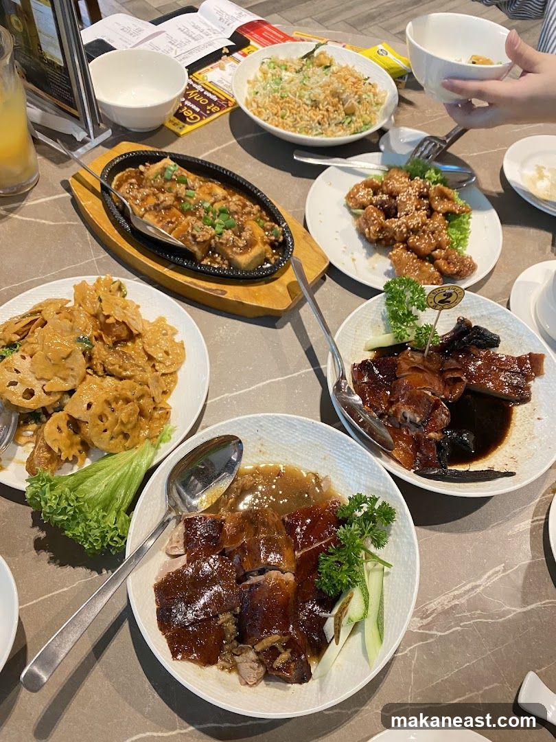 Chinese Food Spread