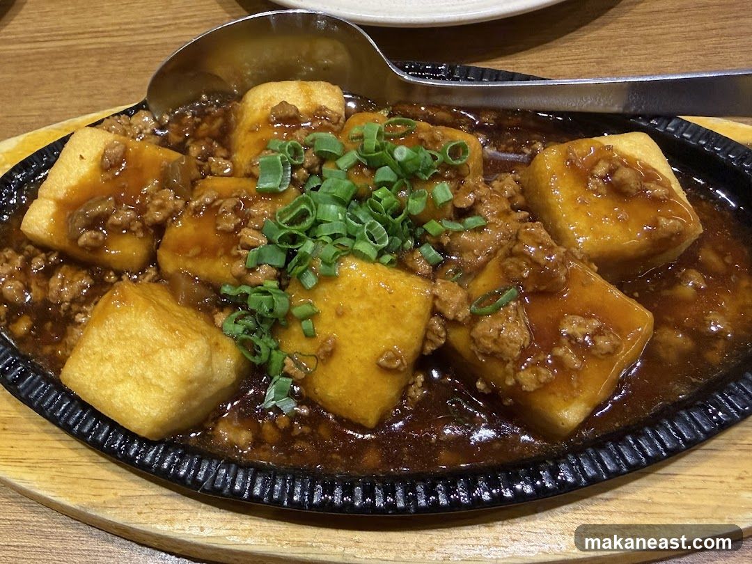 Sizzling Tofu with Minced Meat