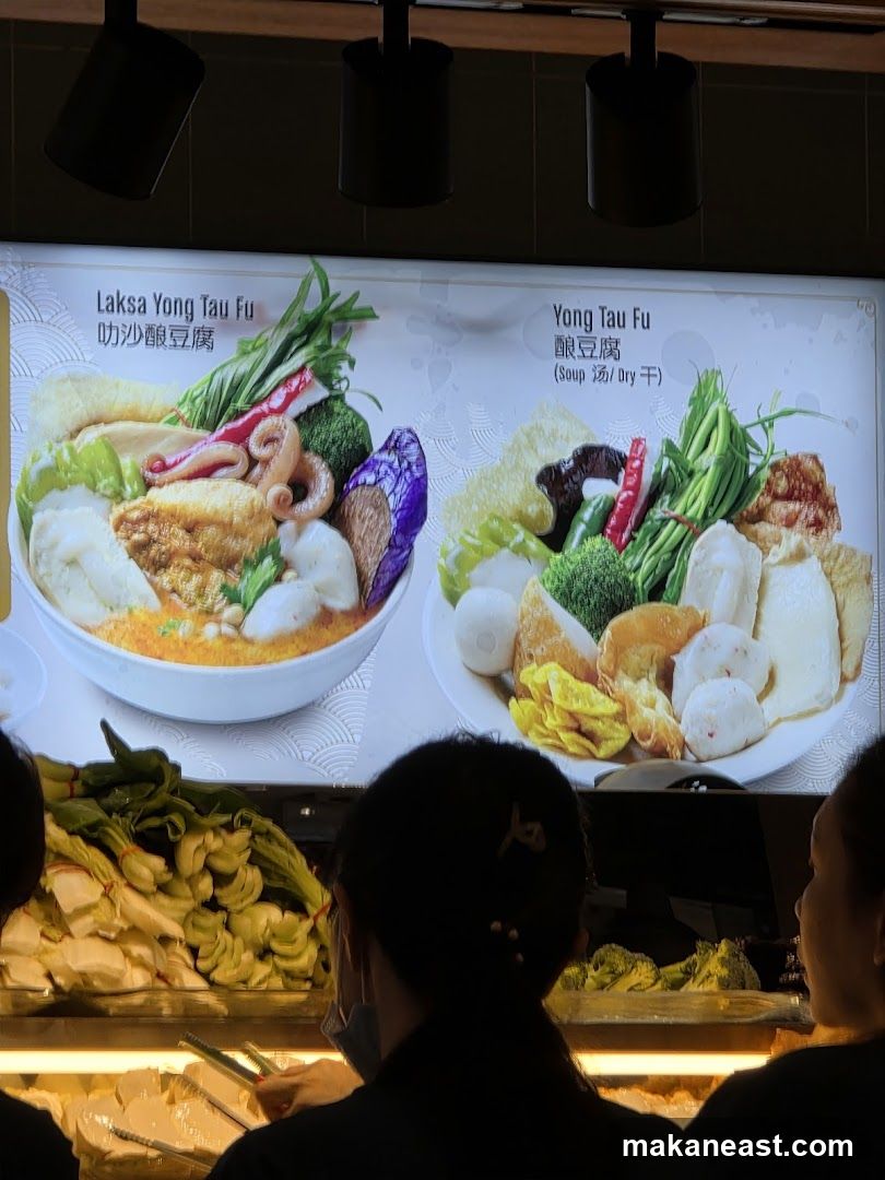 Yong Tau Fu Menu