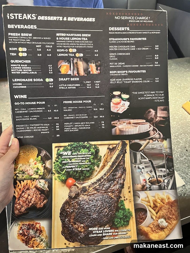 iSTEAKS DESSERTS & BEVERAGES