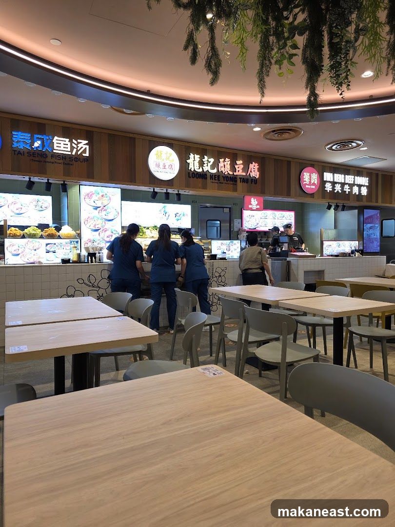 Food court stalls