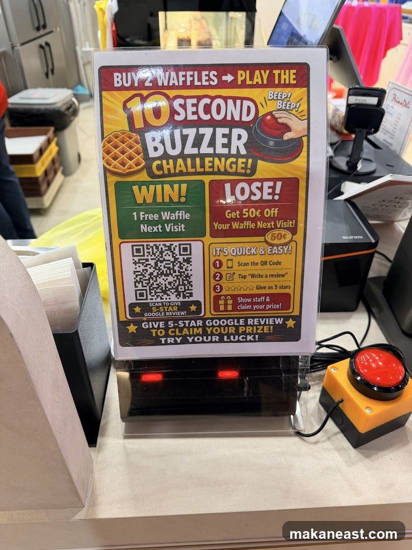 10 Second Buzzer Challenge Sign