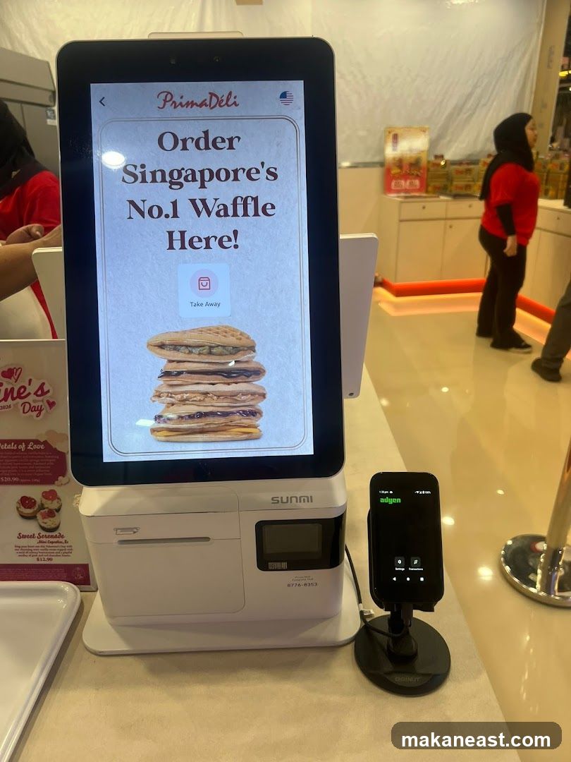 Self-order kiosk