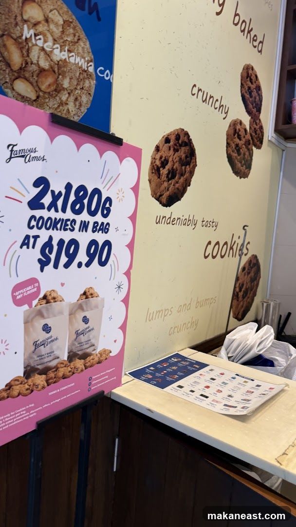 Famous Amos Cookies Promotion