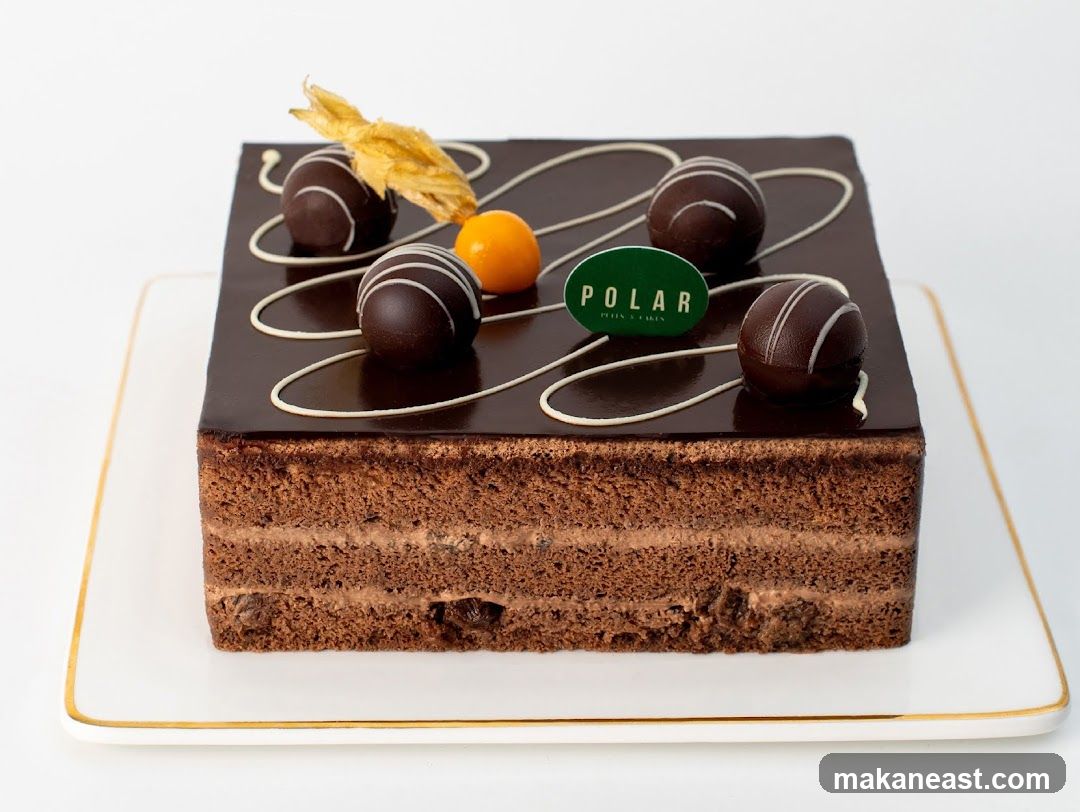 Chocolate Cake with Chocolate Truffles