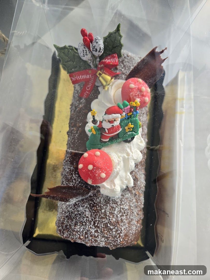 Christmas Yule Log Cake