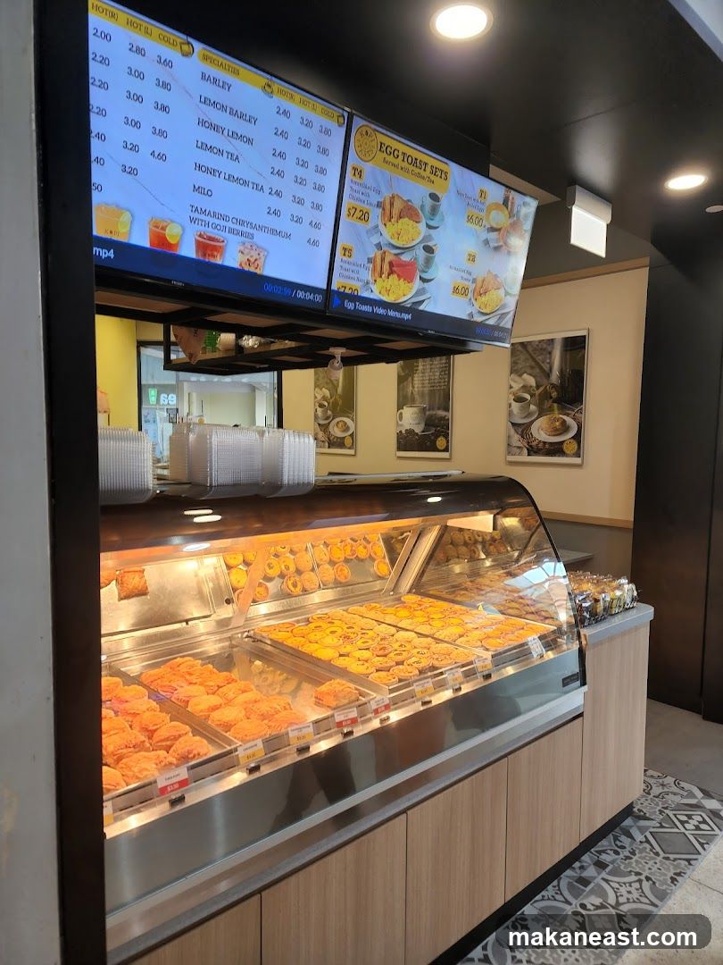 Bakery Display and Menu