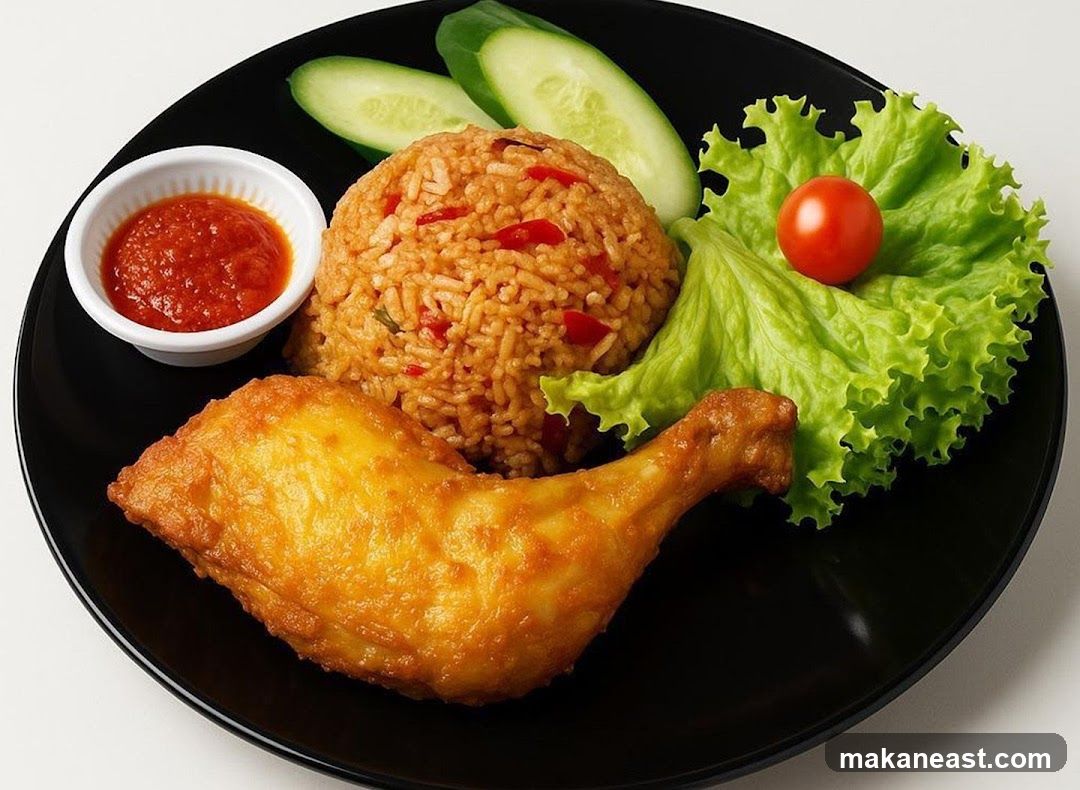 Fried Chicken with Rice