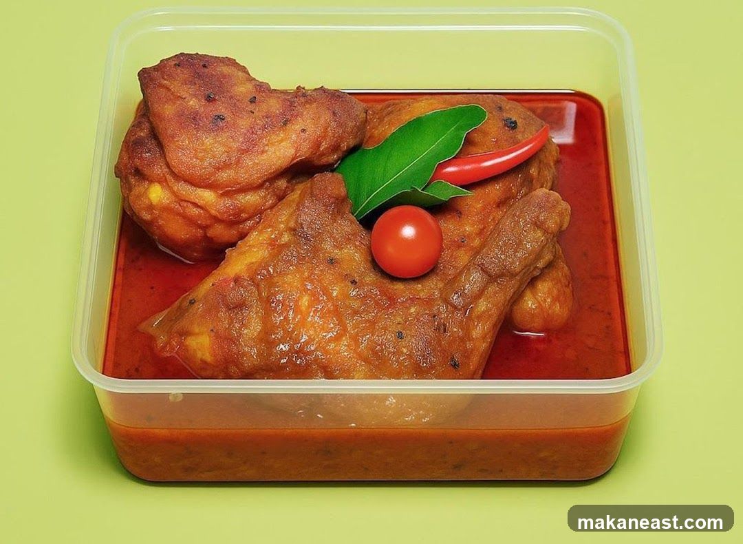 Chicken Curry in Takeaway Container