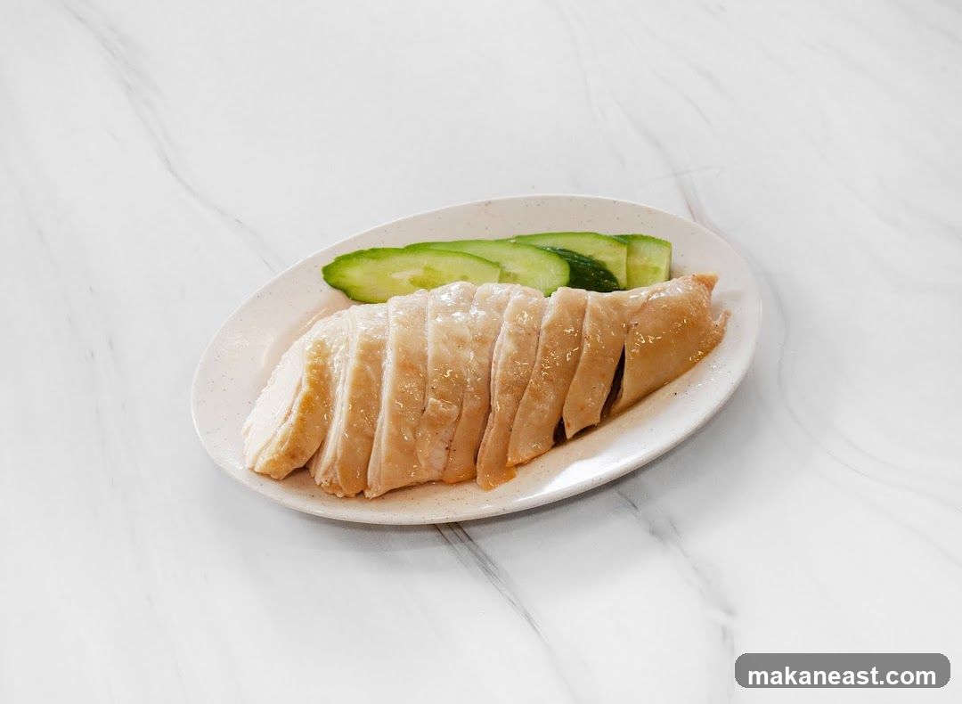 Sliced Chicken with Cucumbers