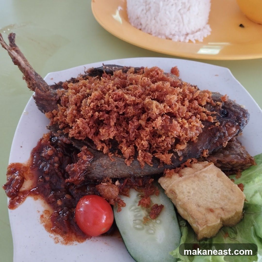 Fried Fish with Toppings