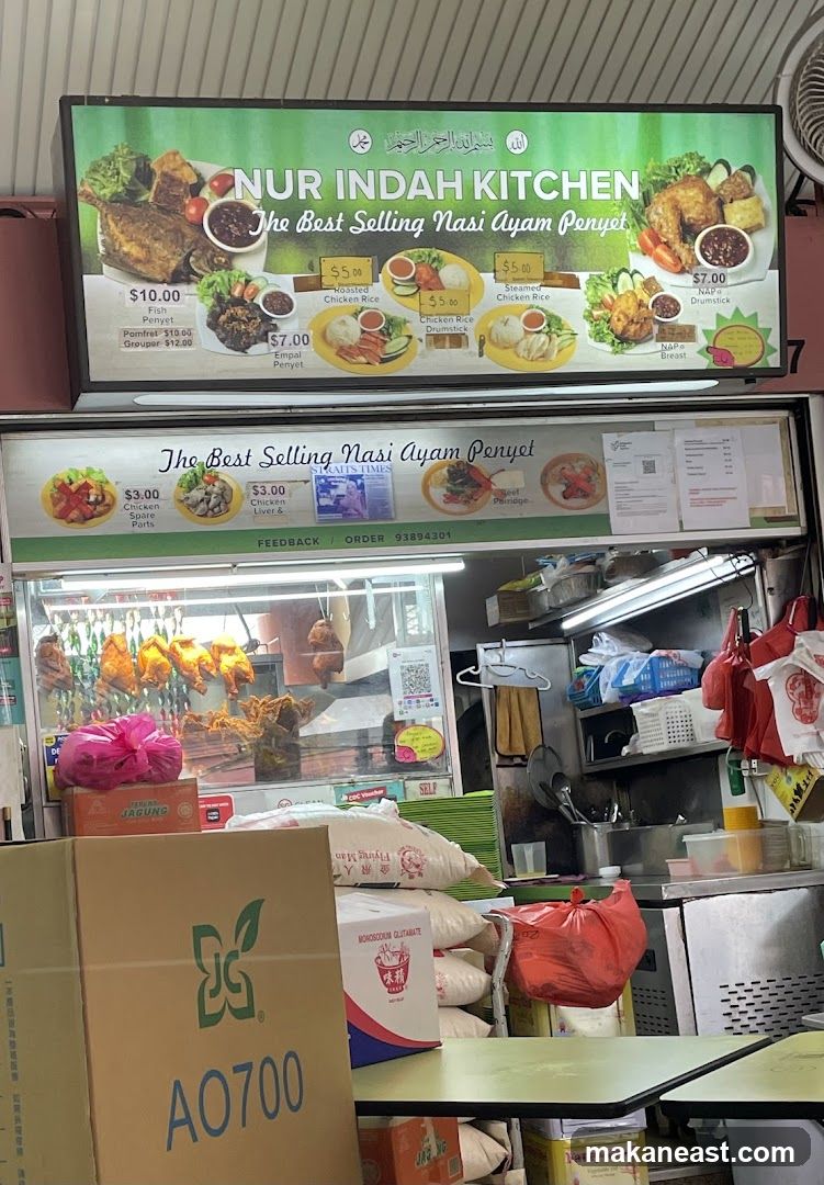 Nur Indah Kitchen Menu