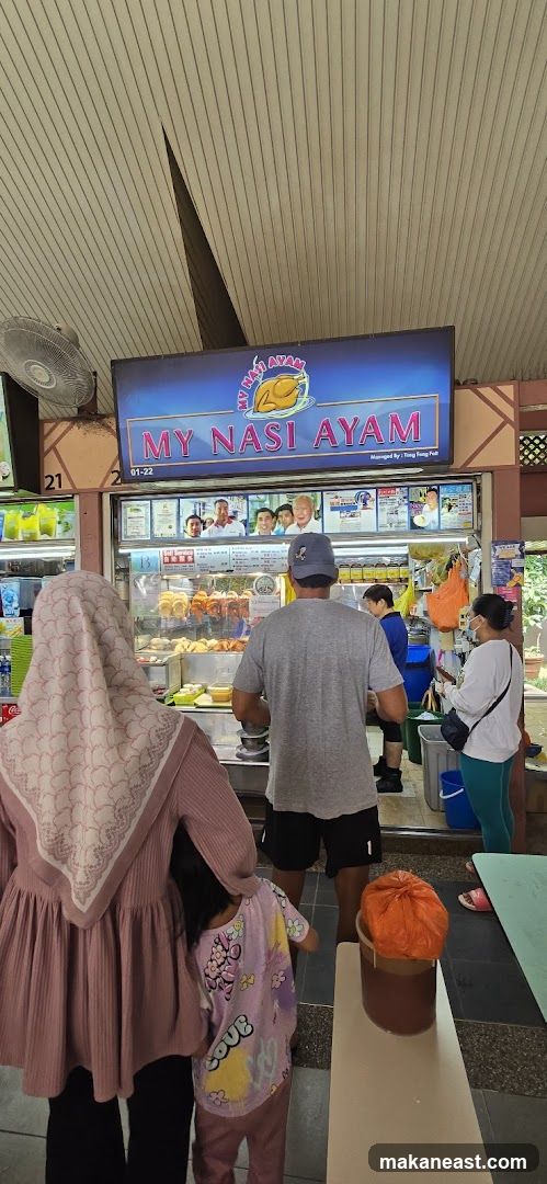 Food Stall with Customers