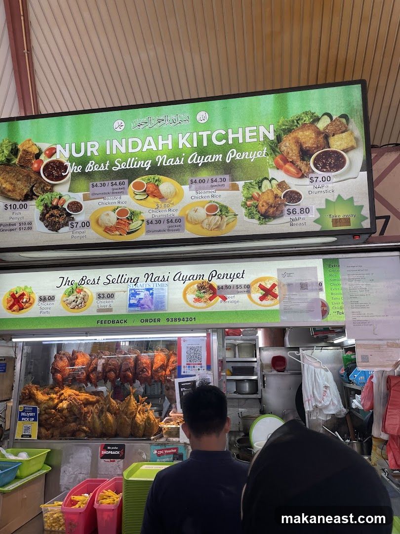 NUR INDAH KITCHEN Menu