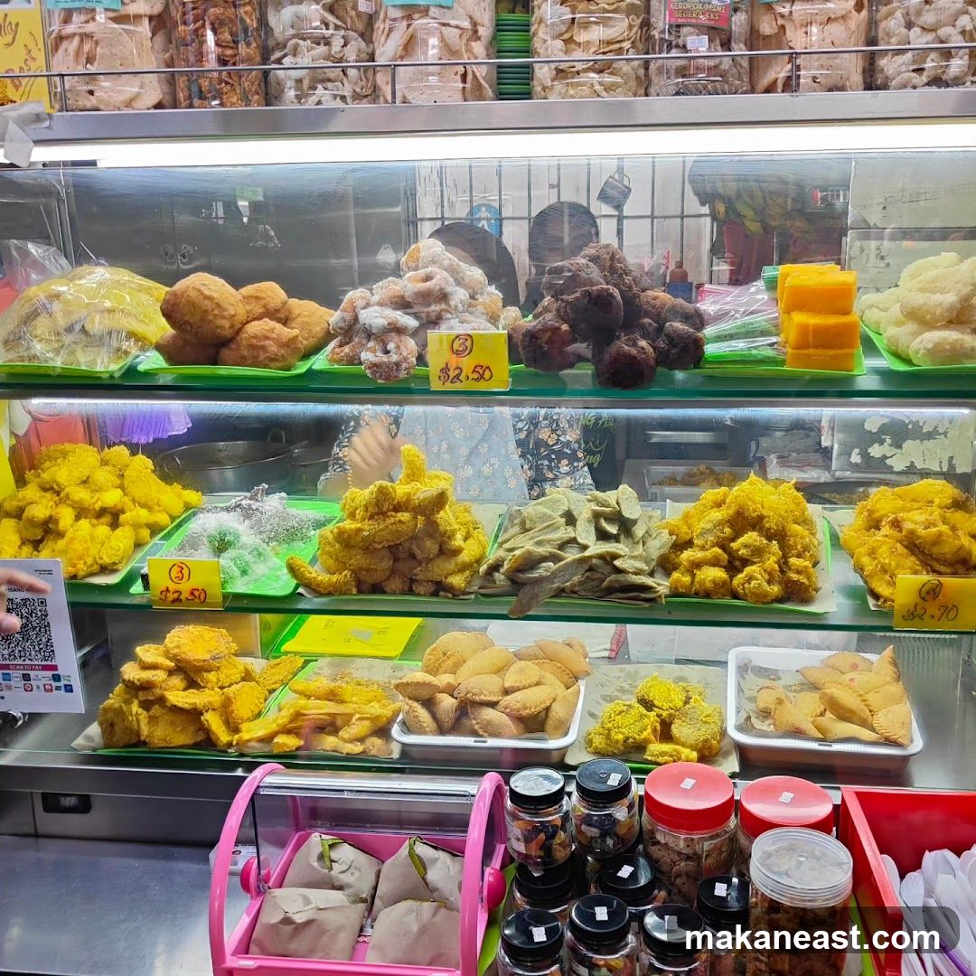 Fried Snacks and Pastries Display