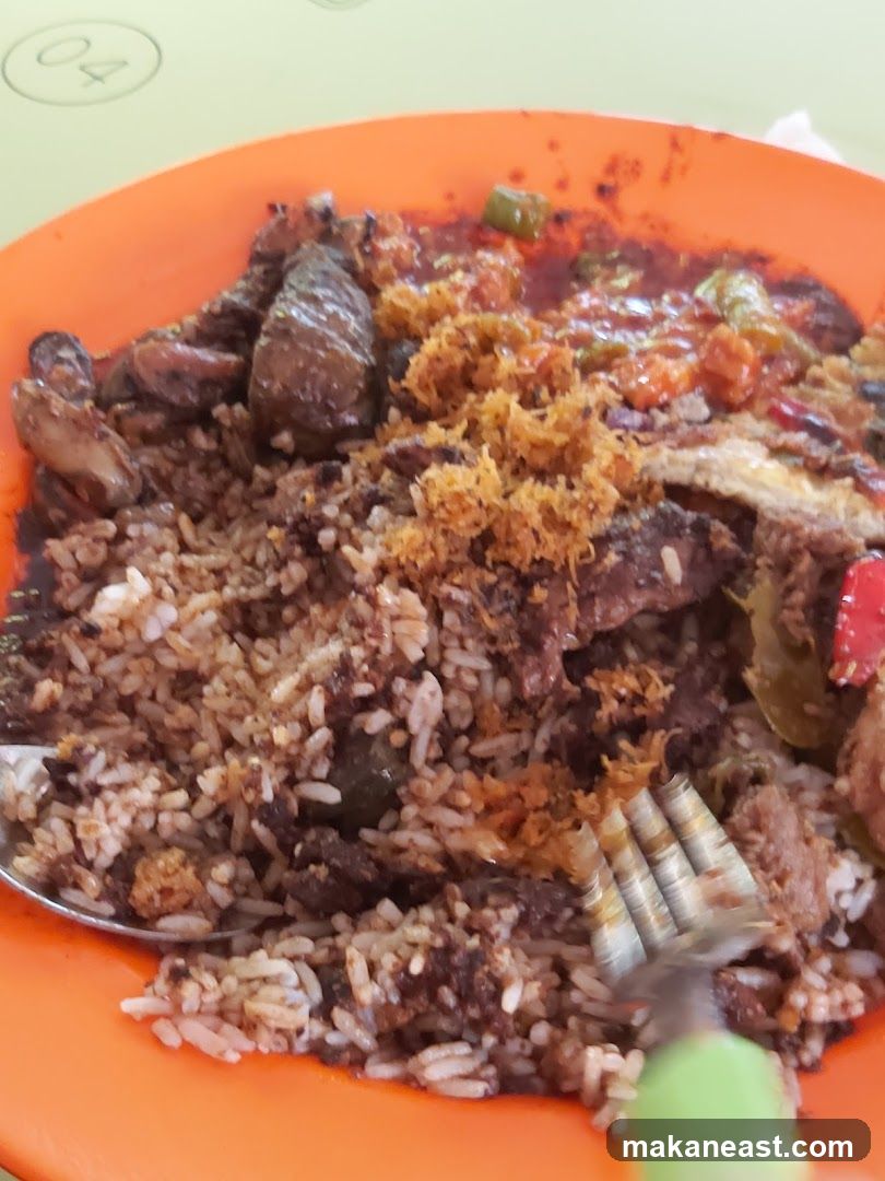 Plate of Rice with Meat and Gravy