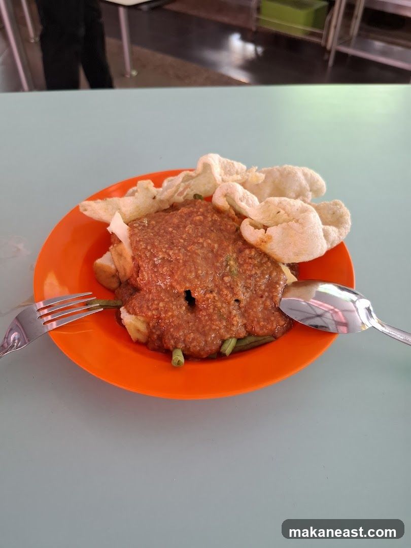 Gado-Gado with Crackers