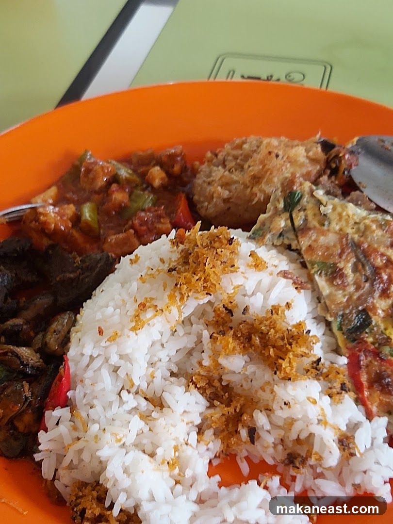 Rice Plate with Various Dishes