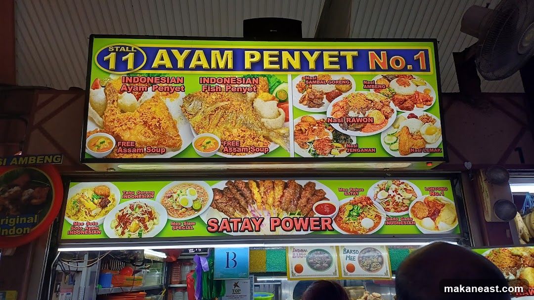 Food Stall Menu