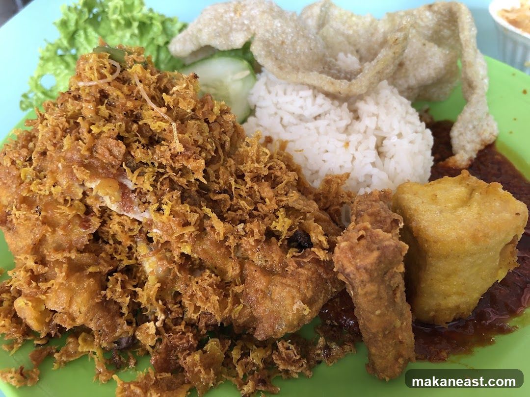 Fried Chicken Rice Plate