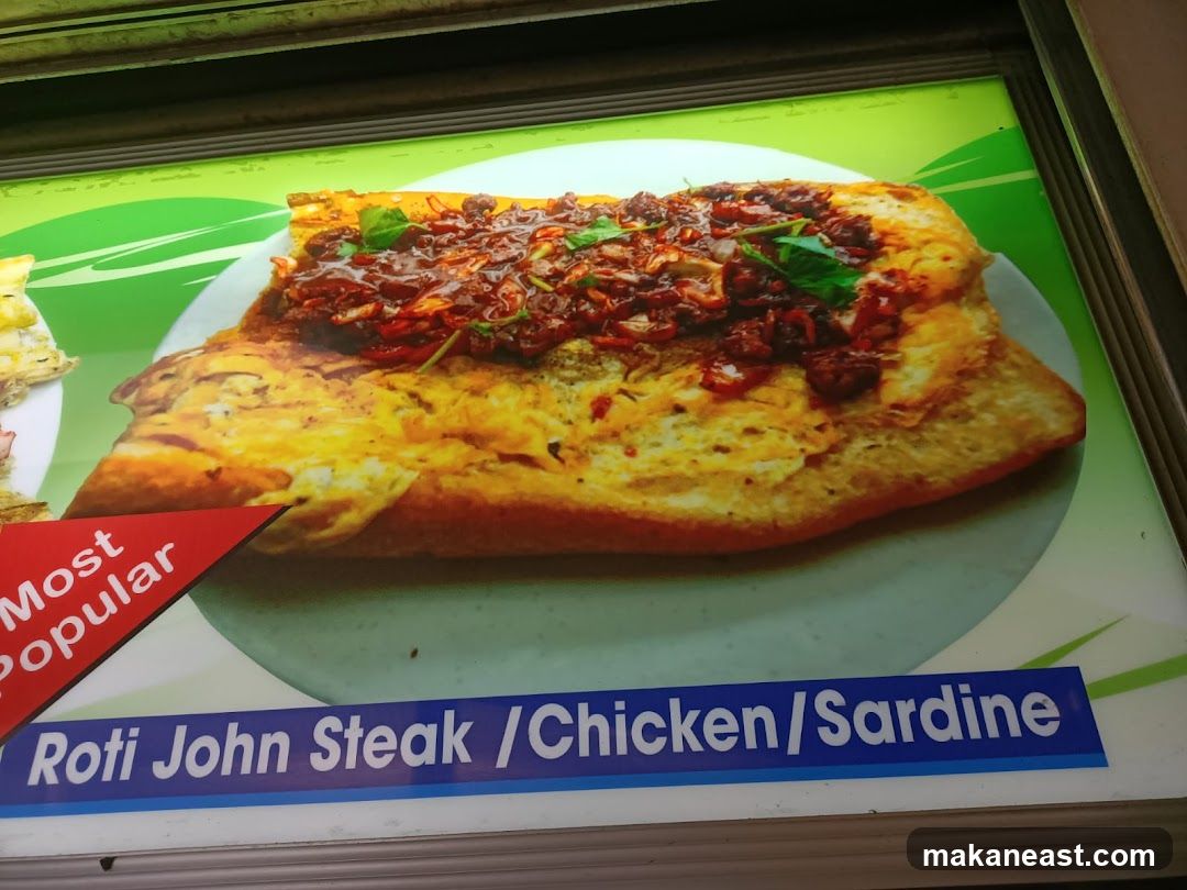 Roti John Steak/Chicken/Sardine