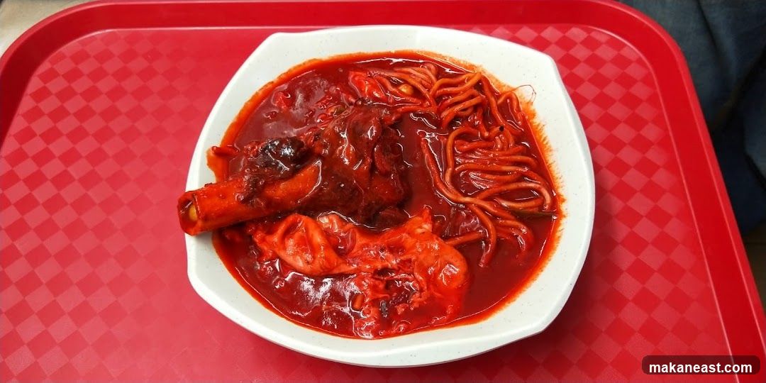 Spicy Noodle and Meat Dish
