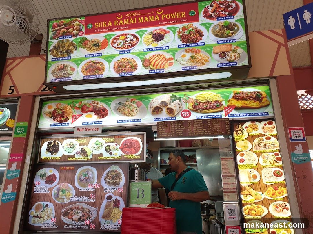 Food Stall Menu and Display