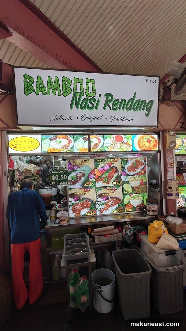 Bamboo Nasi Rendang Stall