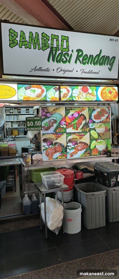 Bamboo Nasi Rendang Stall