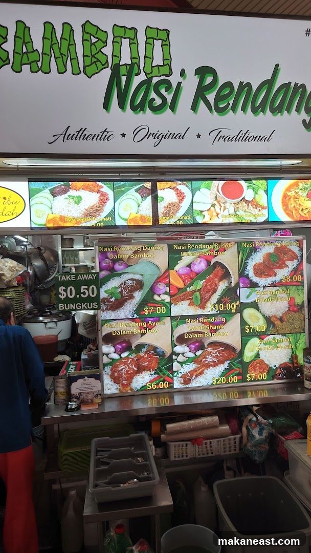Bamboo Nasi Rendang Stall