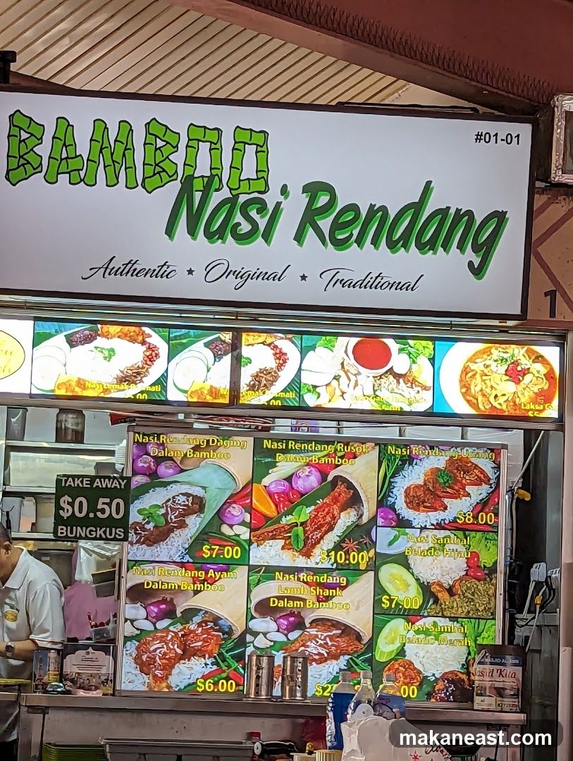 Bamboo Nasi Rendang Stall