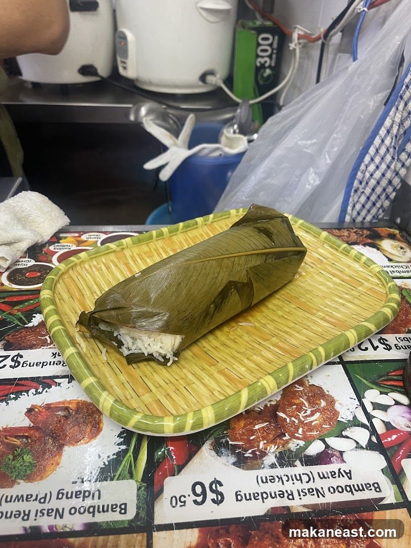 Food Wrapped in Banana Leaf