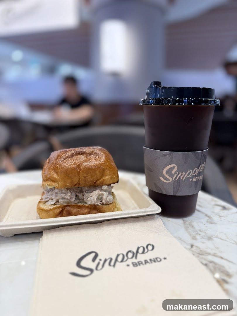 Sandwich and Coffee