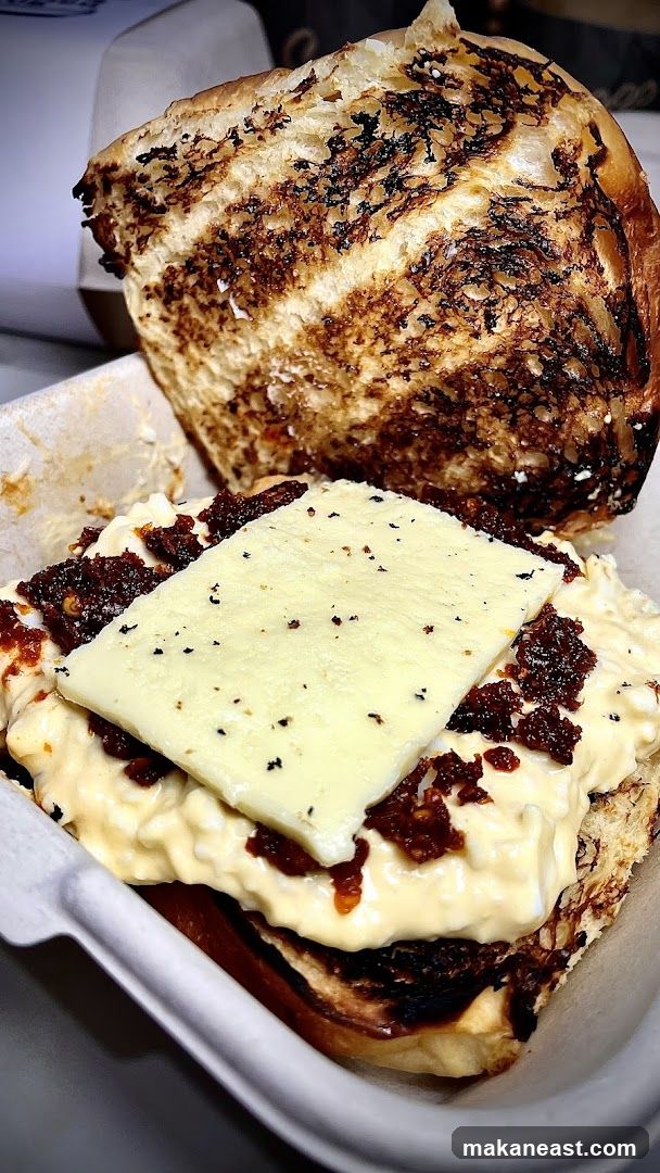 Toasted Bun with Toppings