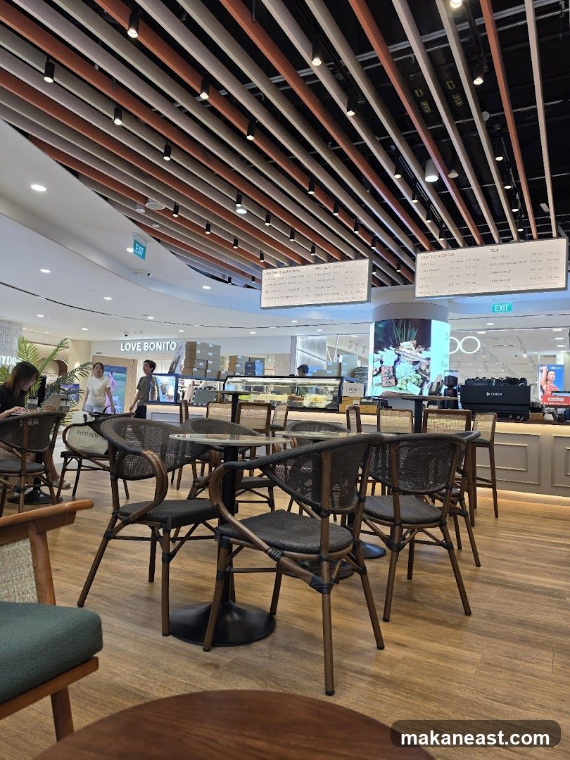 Cafe Interior with Menu Boards