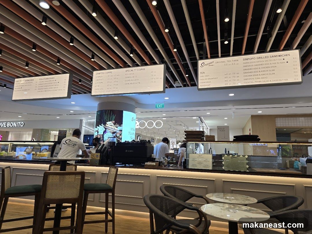 Cafe Interior with Menu Boards