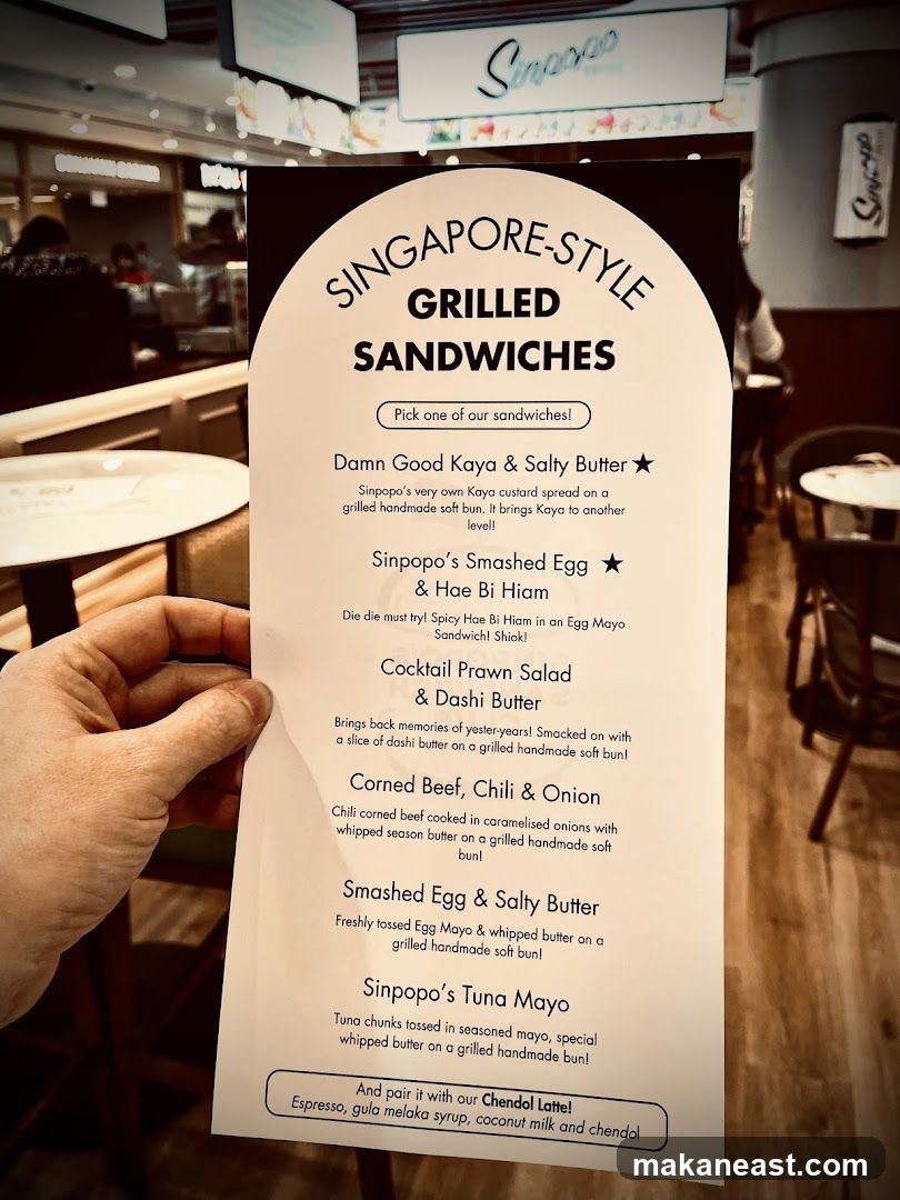 Singapore-Style Grilled Sandwiches