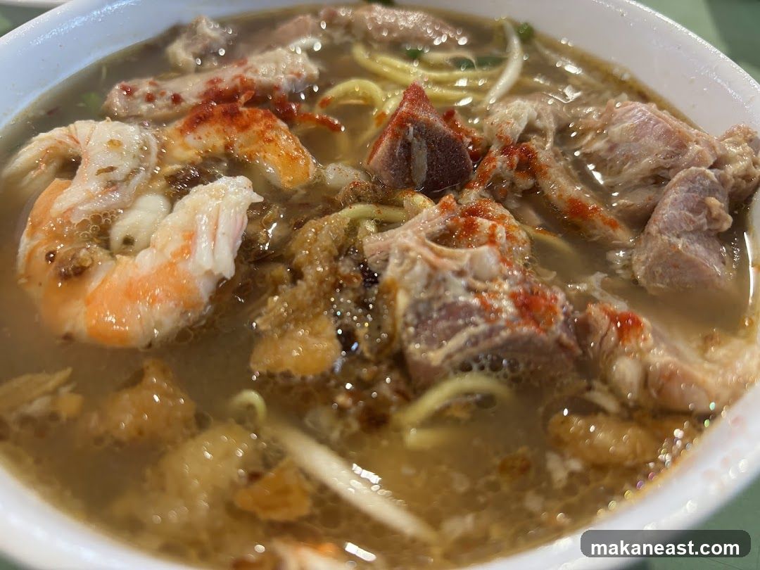 Noodle Soup with Shrimp and Pork