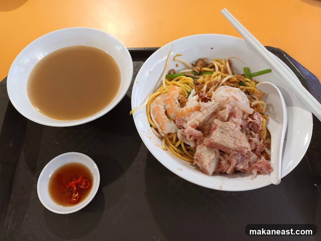 Noodles with Shrimp and Pork