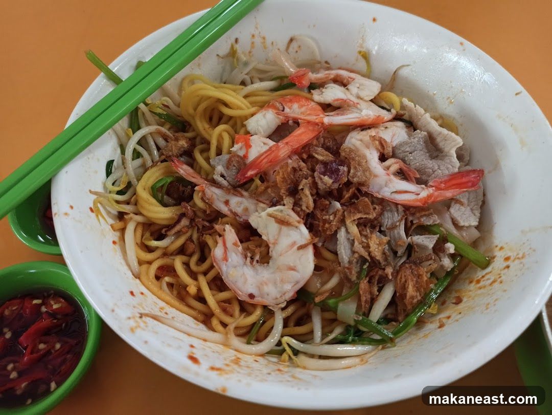Noodles with Shrimp and Pork