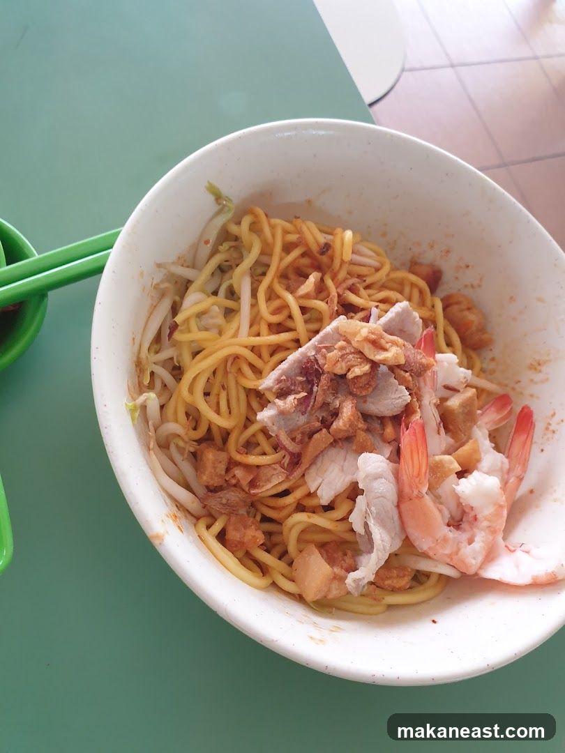 Noodles with Shrimp and Pork