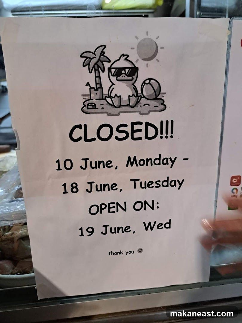 Closed sign