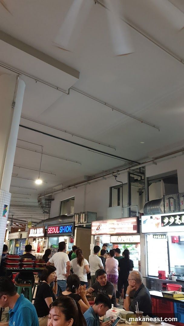 Food court with diners