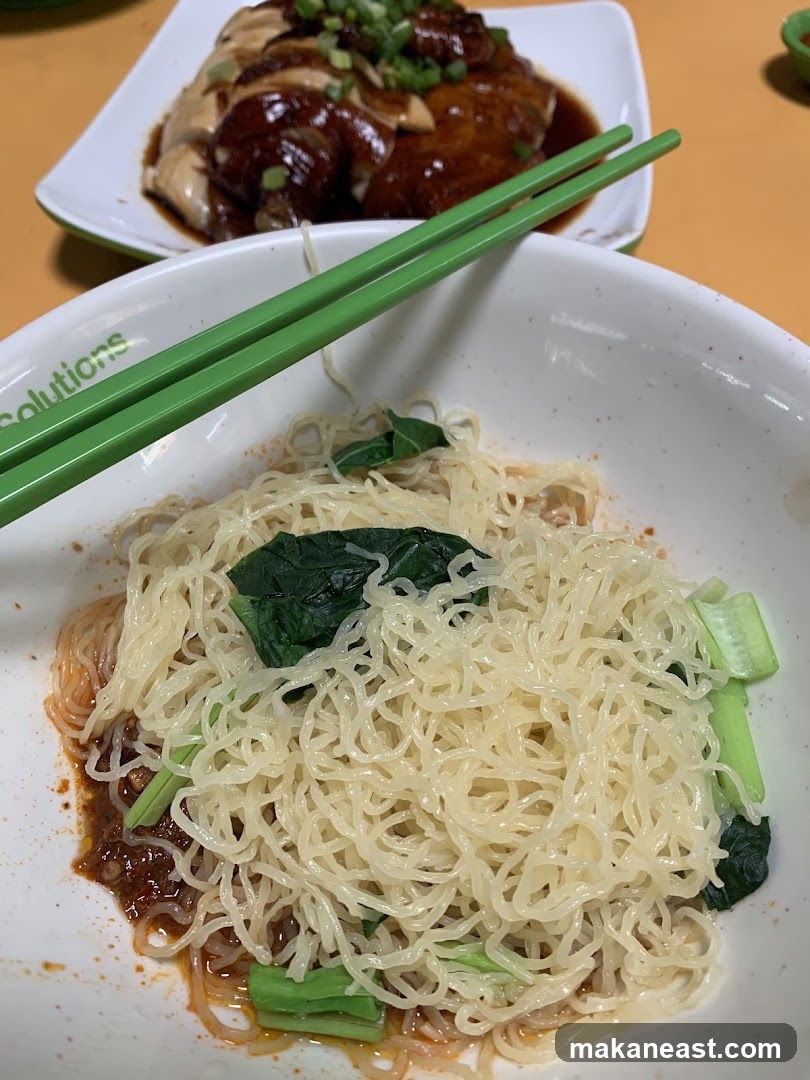 Noodles and Chicken
