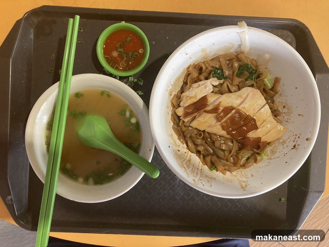 Chicken Noodles with Soup and Sauce